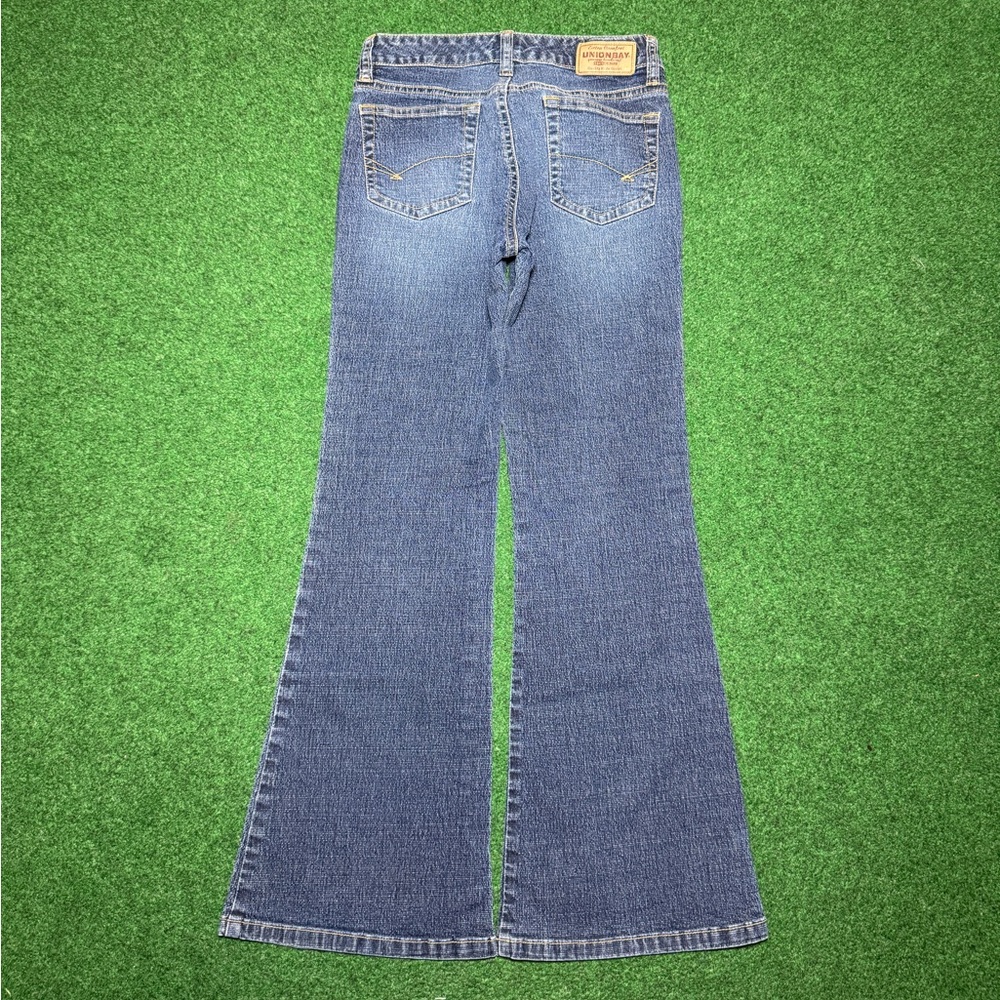 Union Bay Flare Jeans Youth 10 Girls Bootcut 24x27 Stretch Vintage Y2K